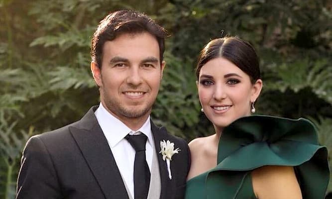 Sergio Perez and Carola Martinez photo